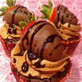 Chocolate tres leches cupcakes