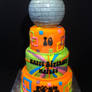 Disco Birthday Cake
