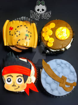 Jake and the Neverland Pirates Cupcakes