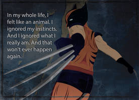 Wolverine Vector Quote Wallpaper