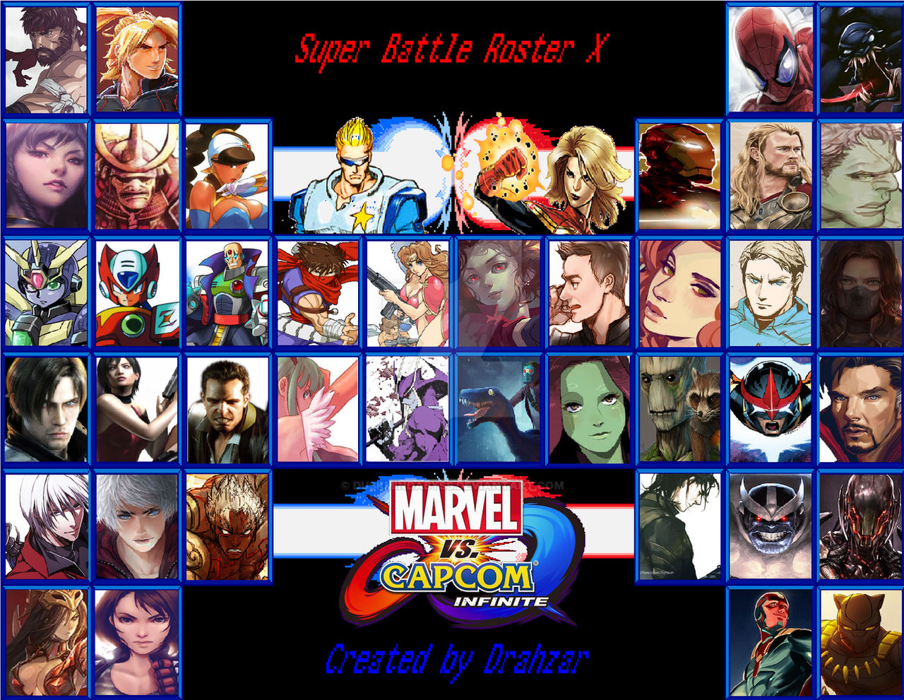 Marvel Vs. Capcom Infinite Roster Wishlist by DuskMindAbyss on DeviantArt
