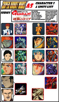 Super Robot Wars AS Roster Chars Counterattack