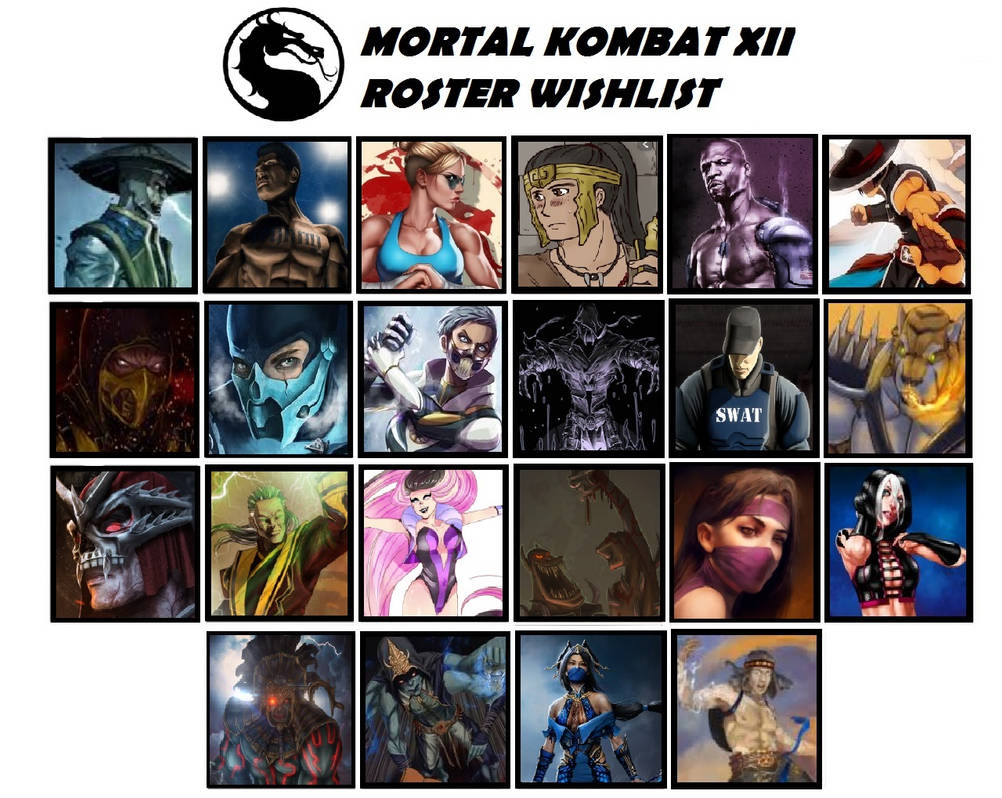 TrueUnderDawg on X: Mortal Kombat 12 Guest Kharacters dream list