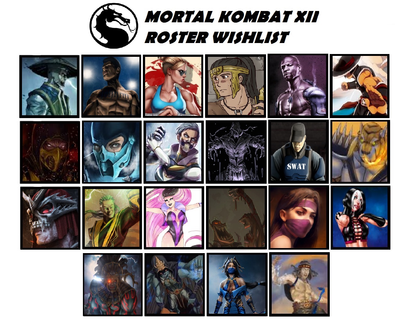 IDÉIAS PARA NOVOS PERSONAGENS DE MORTAL KOMBAT 12 