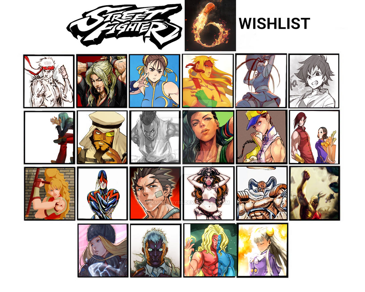 Street Fighter 6 Roster Wishlist by DuskMindAbyss on DeviantArt