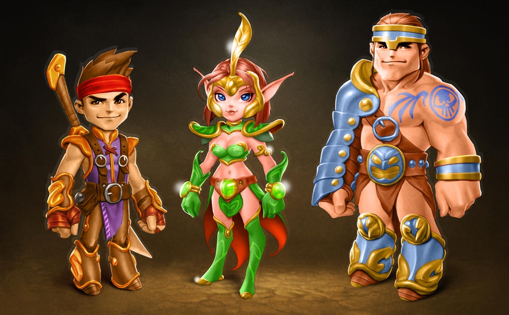 Games Characters. Deviantart Game characters concept by IsraLlona on DeviantArt