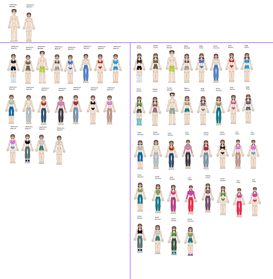 Boys and Girls with Bases 3 by AbbysekALT on DeviantArt