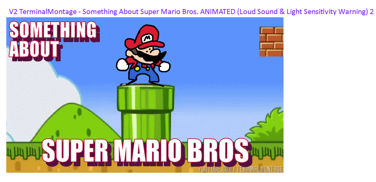 Terminal Mario V2 TerminalMontage - Something About Super Mario B by AbbysekALT on ...