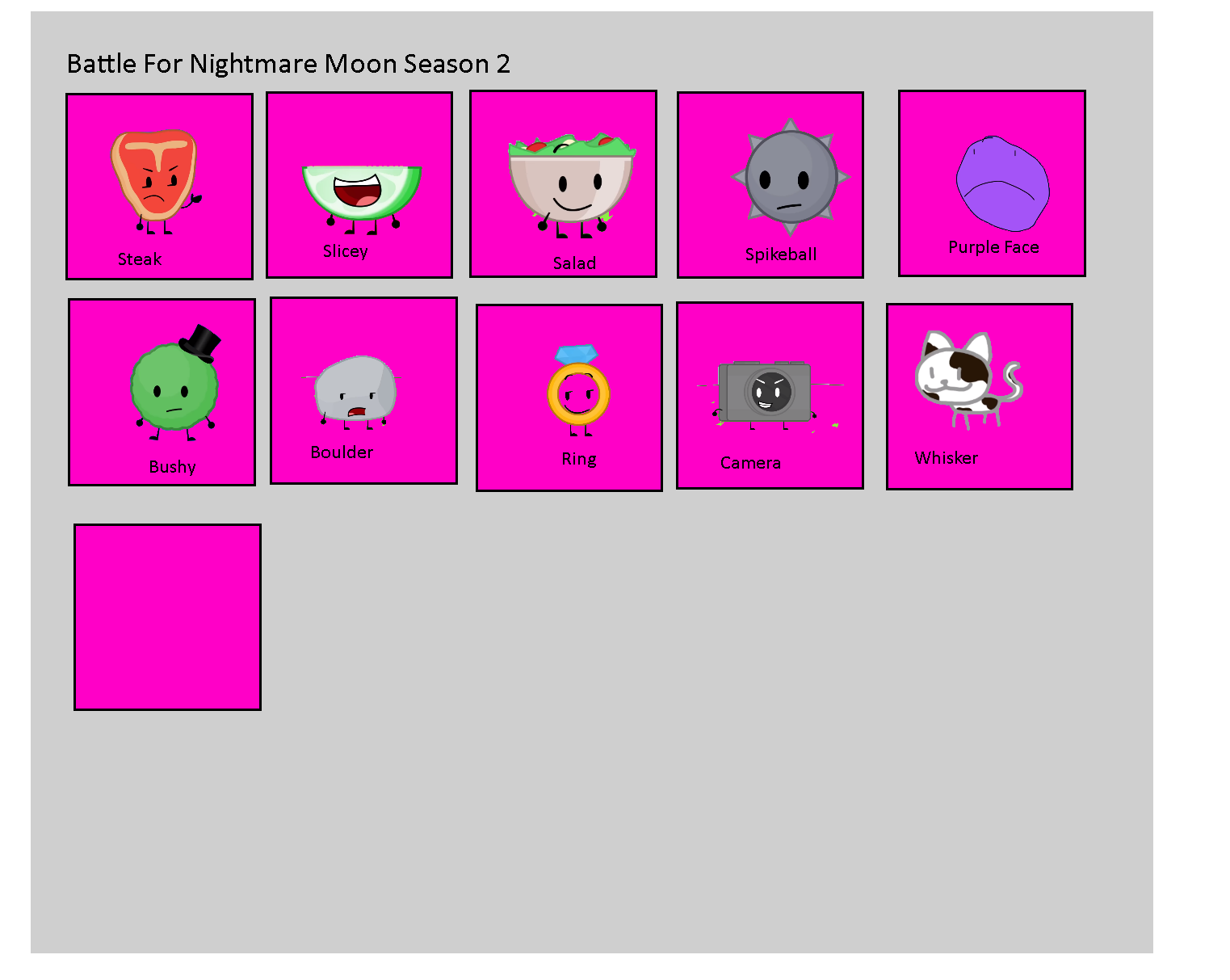 Battle For Dream Island BFDI Series - Battle For N by AbbysekALT on ...