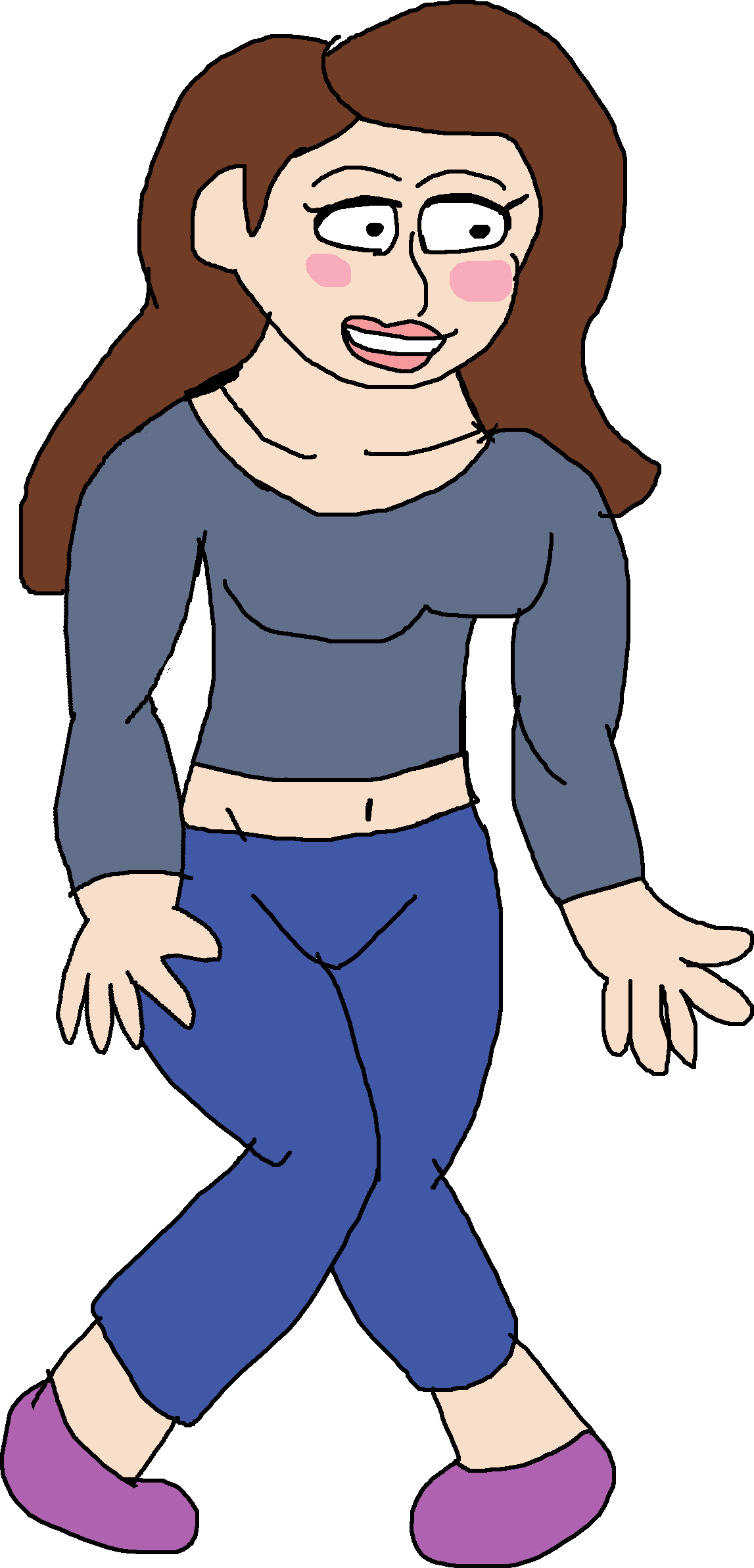 Paige in Shadbase Comic Artstyle by AbbysekALT on DeviantArt