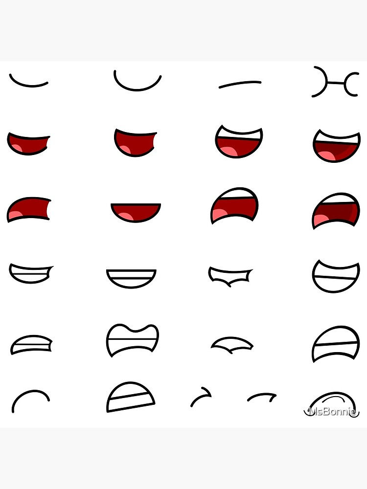 Bfdi Mouths by AbbysekALT on DeviantArt Bfdi Mouths by AbbysekALT on DeviantArt