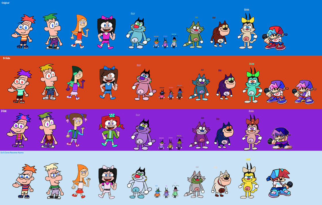 Winflame2009 Network Deviantart Windows FNF AUs with Phineas and Ferb Characters a by AbbysekALT on ...