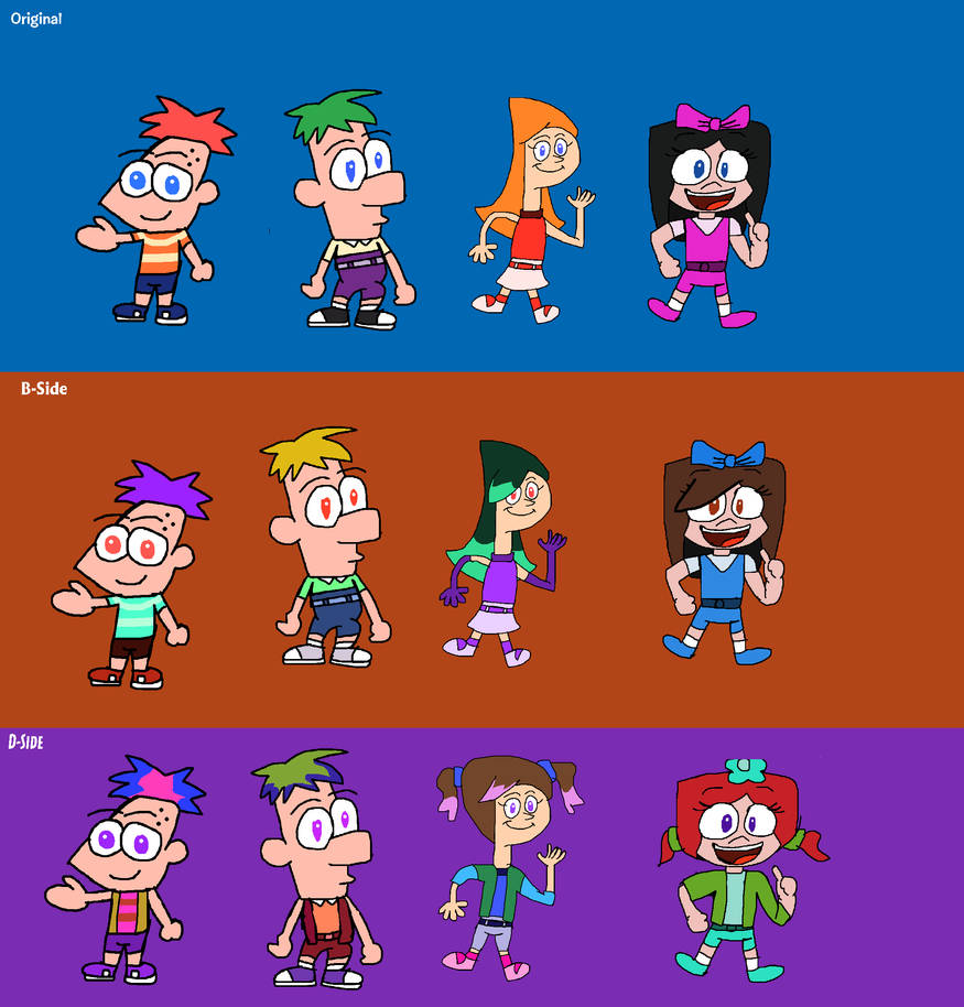 Winflame2009 Network Deviantart Windows FNF AUs with Phineas and Ferb Characters V by AbbysekALT on ...
