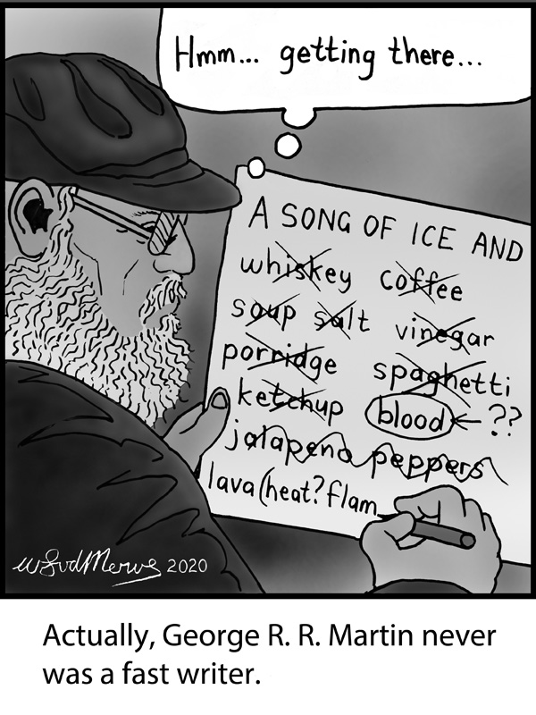 George RR Martin by WillemSvdMerwe on DeviantArt