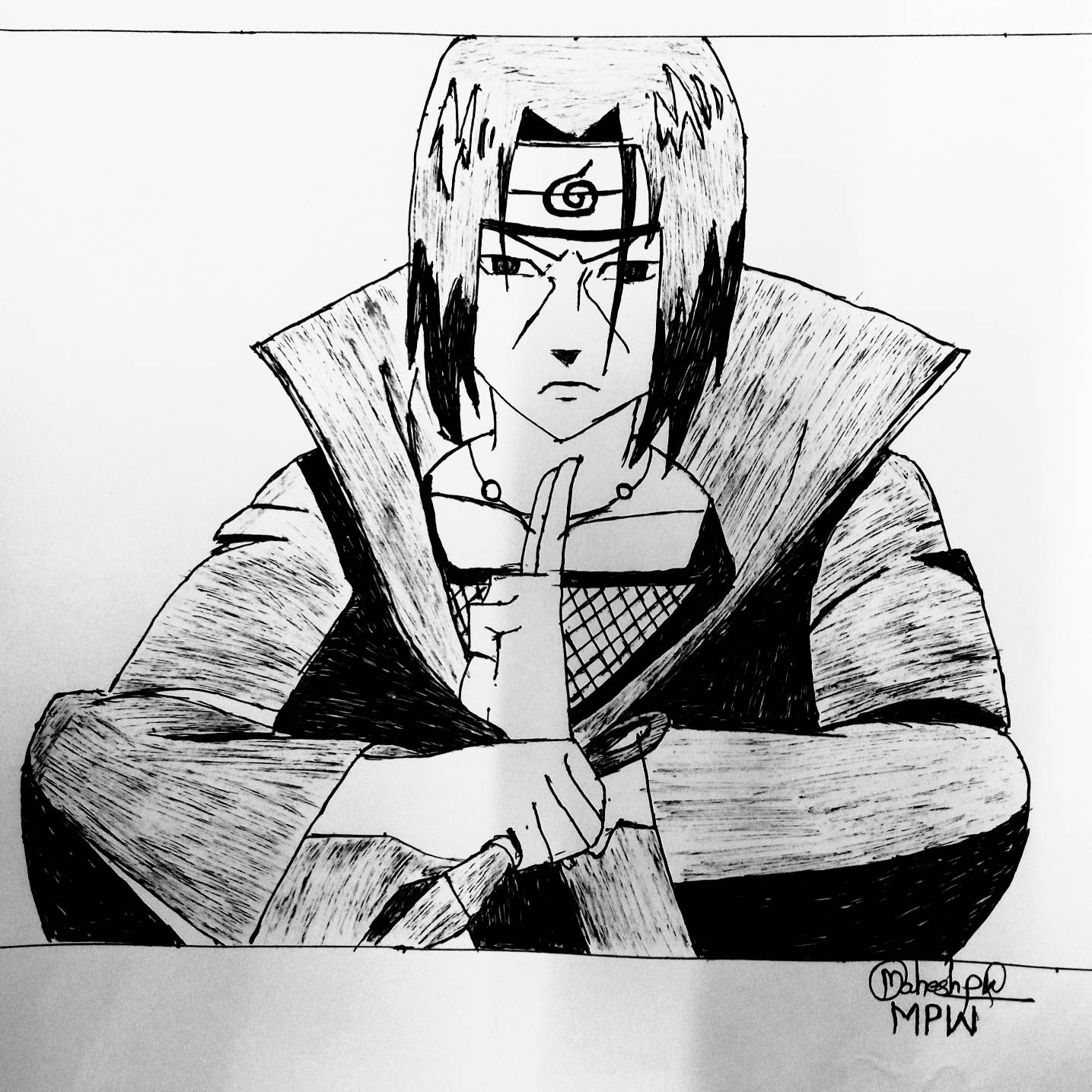 Itachi Uchiha Drawing (Naruto)