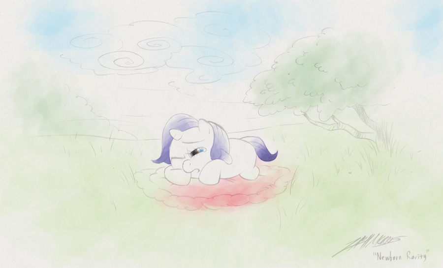 New Born Rarity Newborn Rarity by WillDrawForFood1 on DeviantArt
