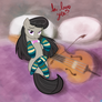 Octavia in Socks