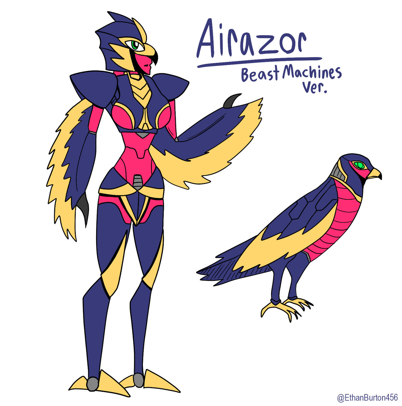 Air Razor Human Airazor (Beast Machines fan design) by Ethan456TERRIBLE on DeviantArt