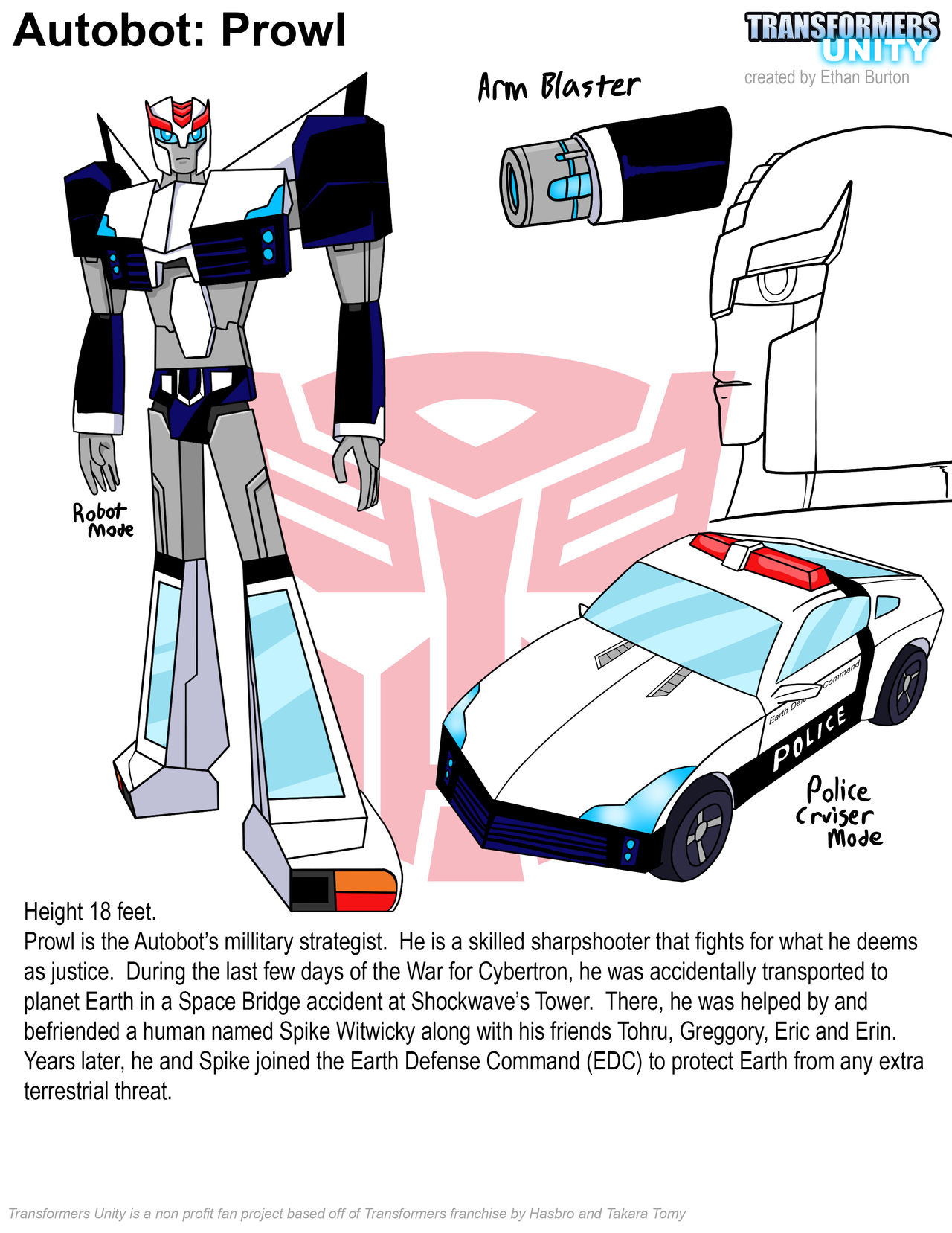 Unity Prime Transformers Prowl: Transformers Unity by Ethan456TERRIBLE on DeviantArt
