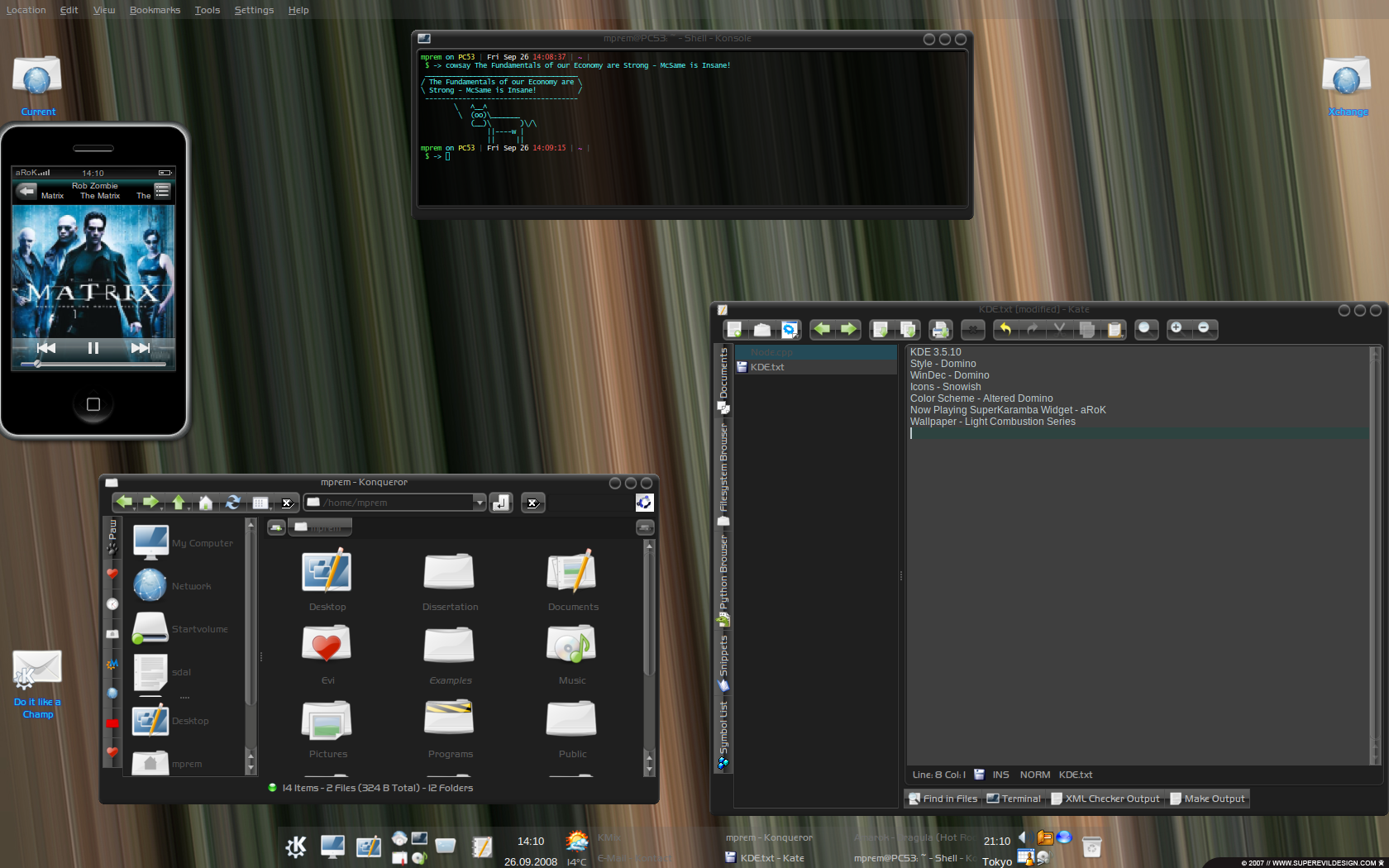 Current KDE Screenshot