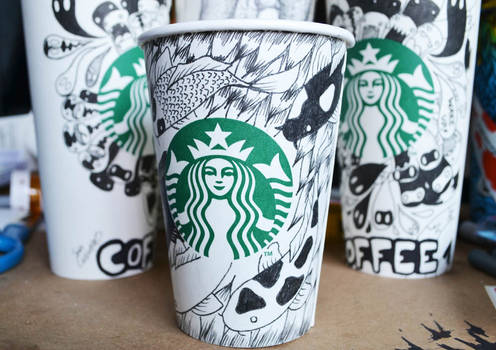 Starbucks Cups Doodle