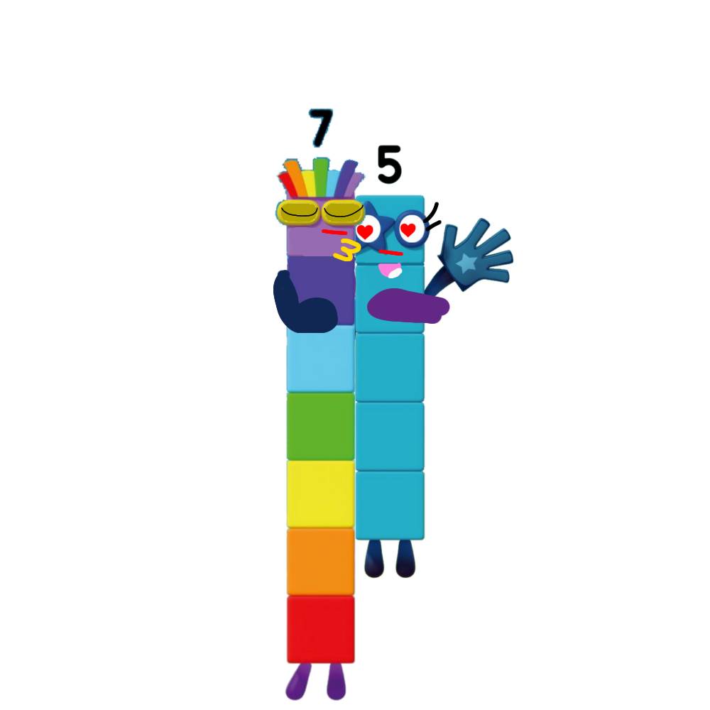 Number Block 7 X 5 by LuckyRay7 on DeviantArt