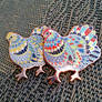 Chicken Enamel Pins