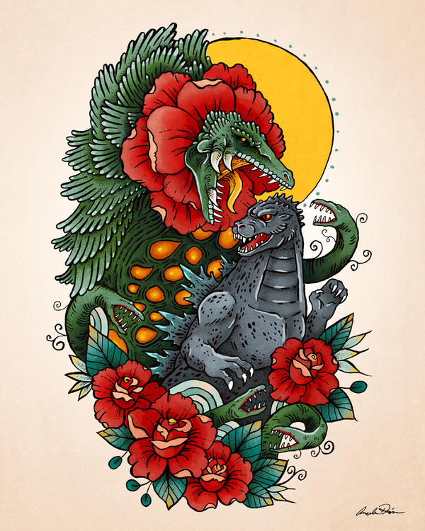 Biollante Tattoo by AngelaRizza on DeviantArt