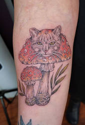 Toad The Cat Tattoo