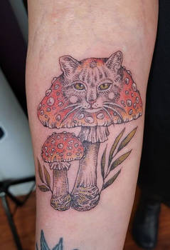 Toad The Cat Tattoo