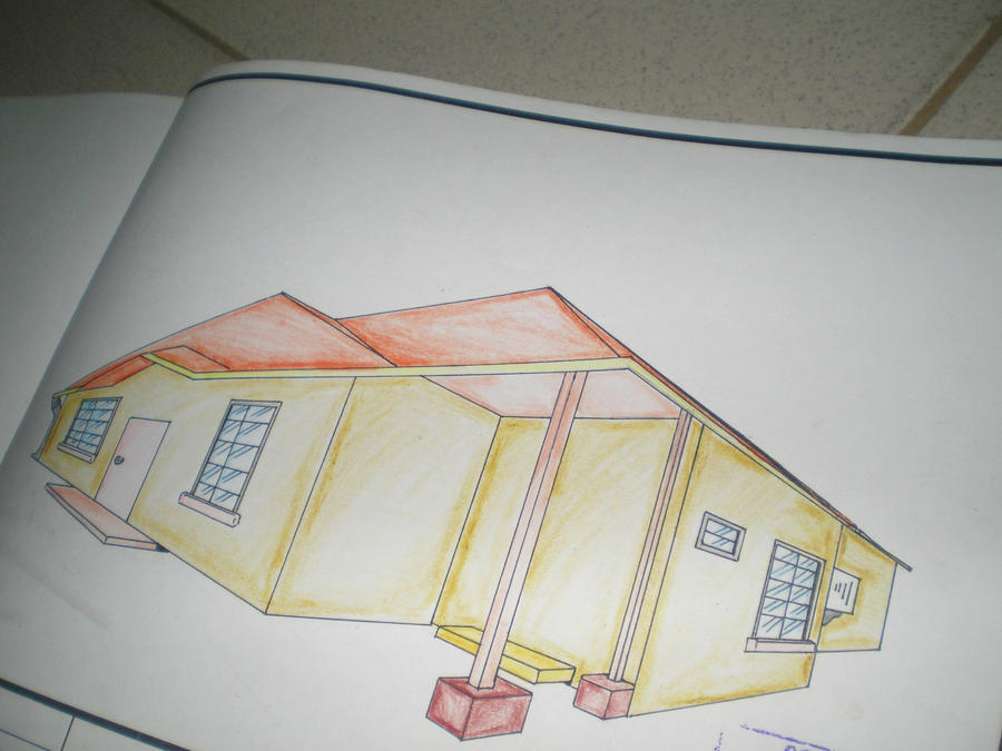 pics Simple Dream House Sketch Simple Modern House Drawing my one floor simple dream house by