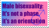 Bi Male Stamp