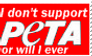 Anti-PETA stamp