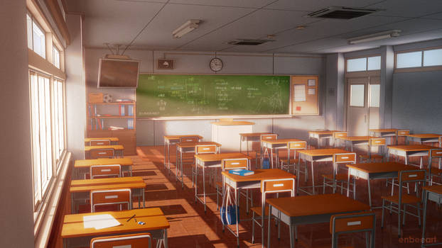 Indonesian Classroom Background (Anime Style) by erwinartha on DeviantArt