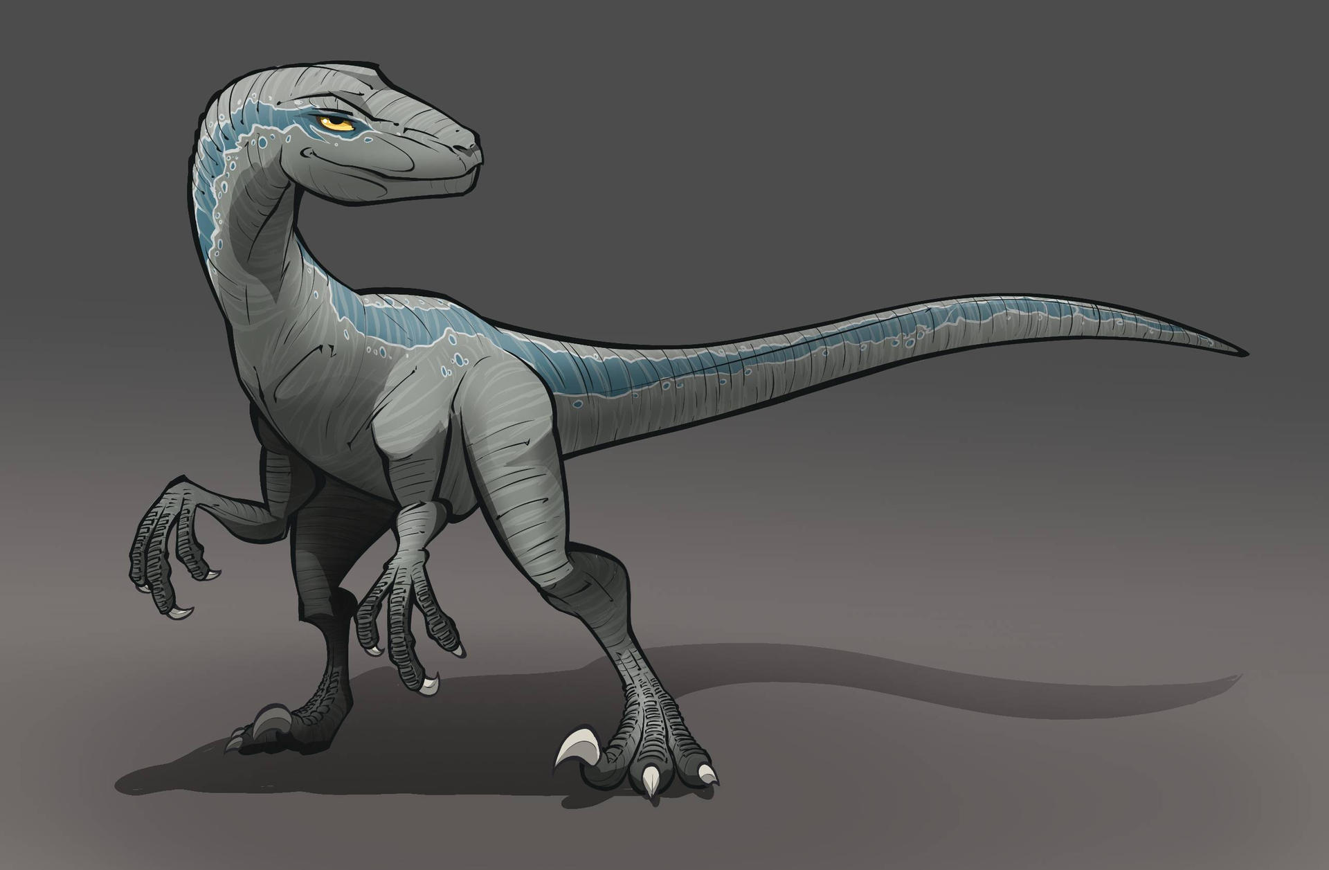 Blue the Raptor by MaximiumRex on DeviantArt