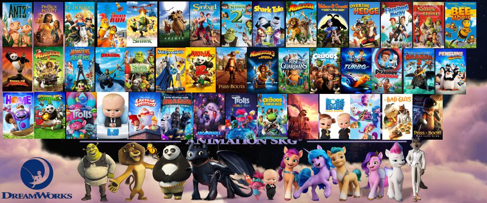 DreamWorks Animation (A.U.) - Main Film Library by StitchFan1999 on DeviantArt