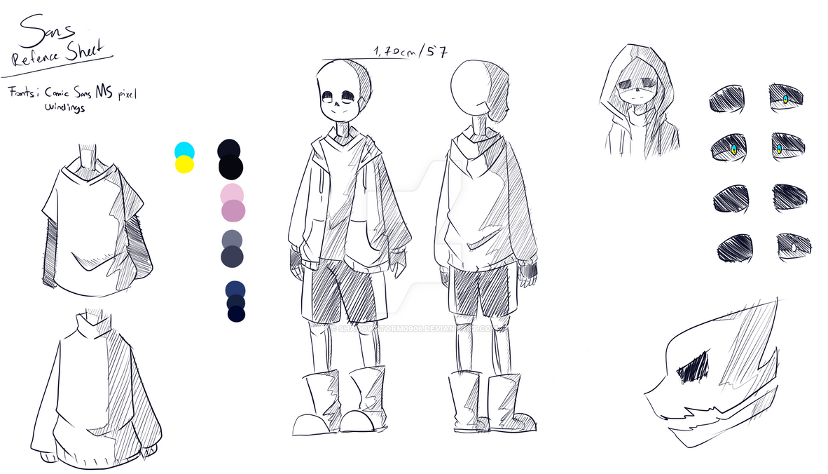 Sans Character Sheet v2 by Shadowstorm0906 on DeviantArt