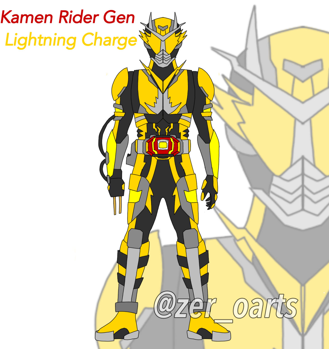 Kamen Rider Lightning Kamen Rider Gen : Lightning charge by Axoro15 on DeviantArt
