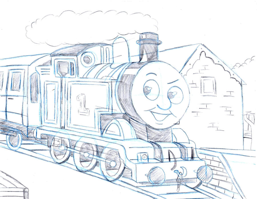 Less Detailed Thomas Rough Thomas sketch by captstar1 on DeviantArt