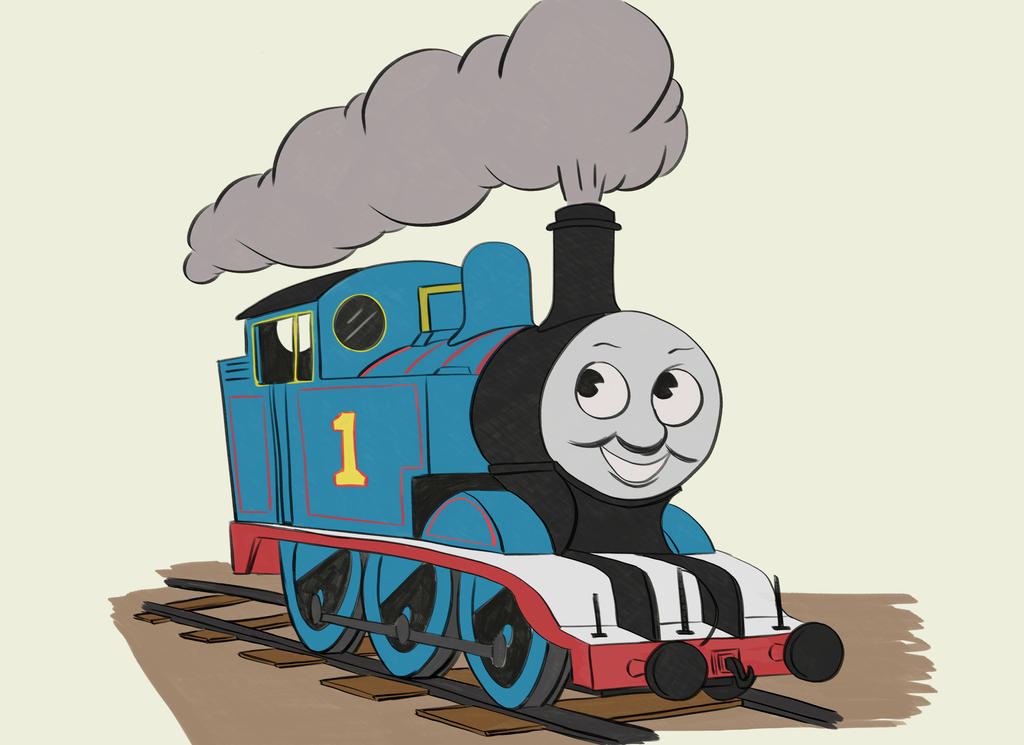 Less Detailed Thomas Thomas sketch colored by captstar1 on DeviantArt