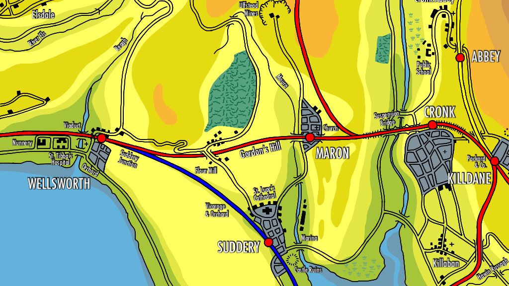 Sodor Stories Map - The Main Line 2/5 by JamesAWilliams1996 on DeviantArt