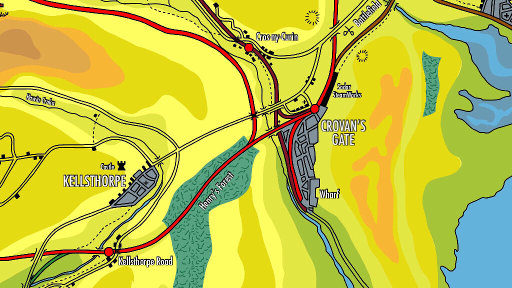 Sodor Stories Map - The Main Line 4/5 by JamesAWilliams1996 on DeviantArt