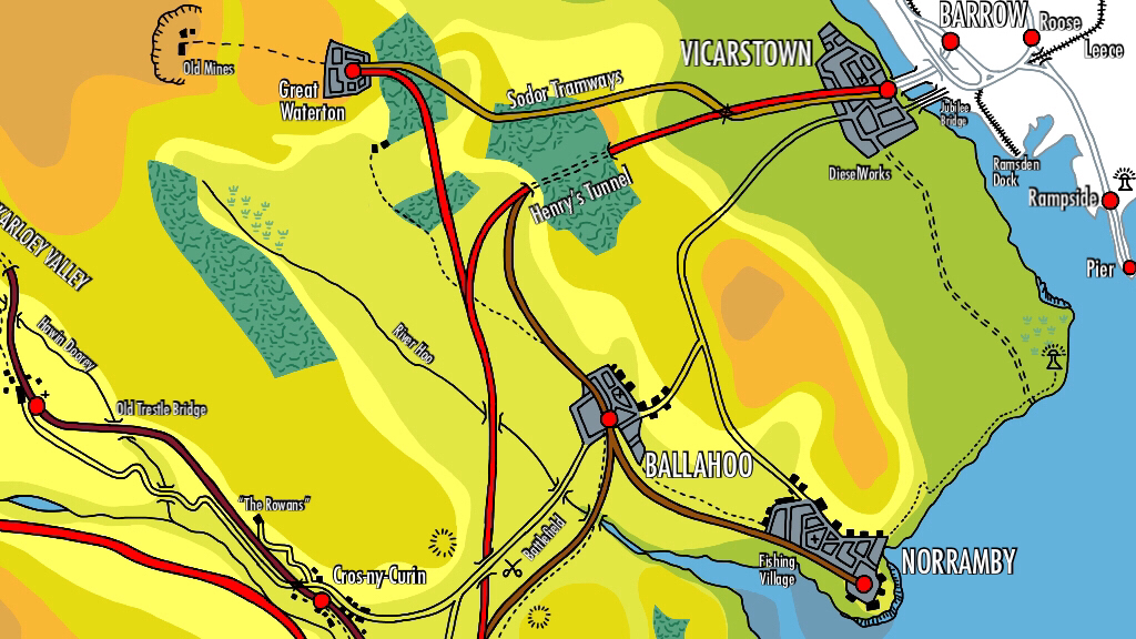 Sodor Stories Map - The Main Line 5/5 by JamesAWilliams1996 on DeviantArt