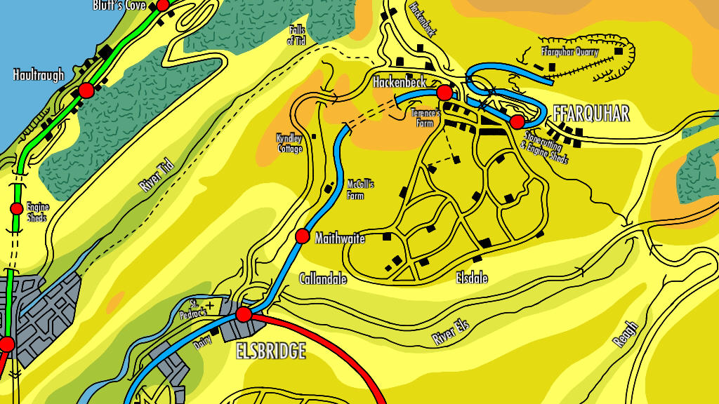 Sodor Stories Map - Thomas Branch Line 2/2 by JamesAWilliams1996 on ...