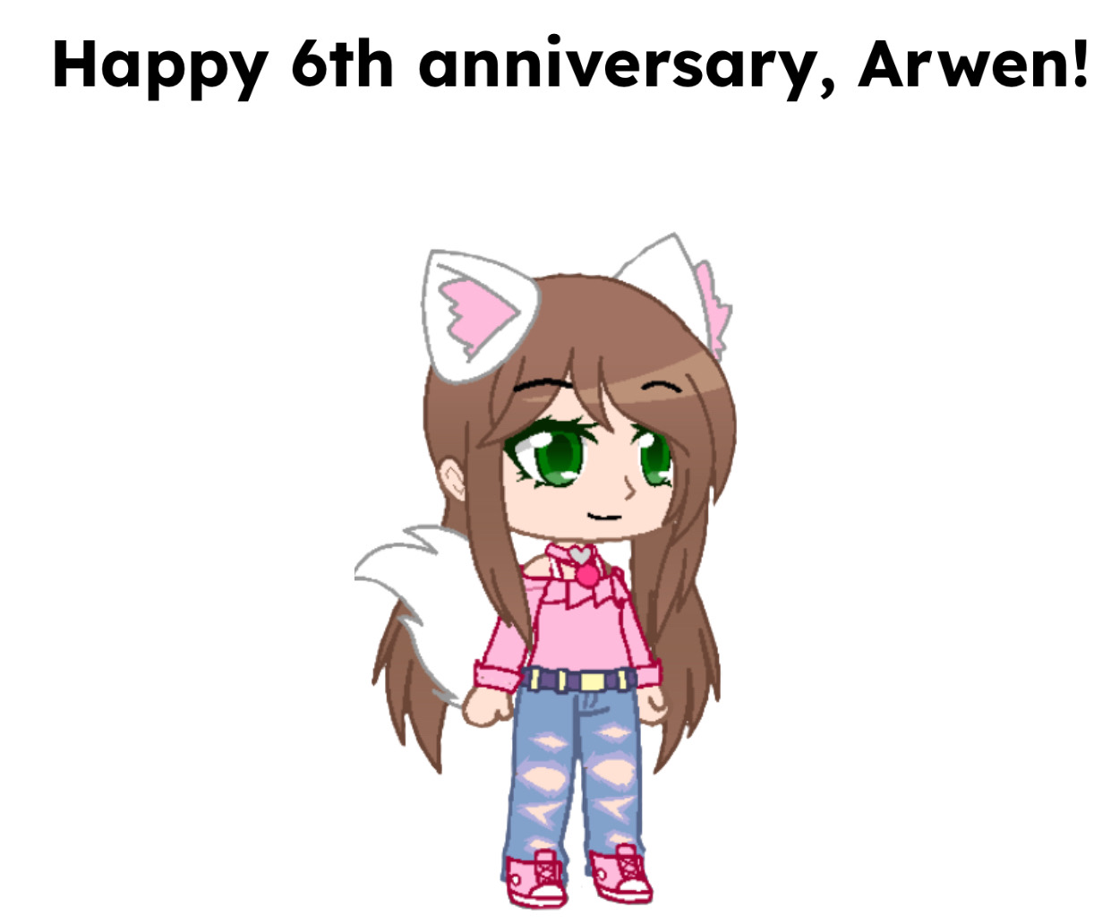 Happy (late) 6th anniversary, Arwen! by JusticeTheStarHero on DeviantArt