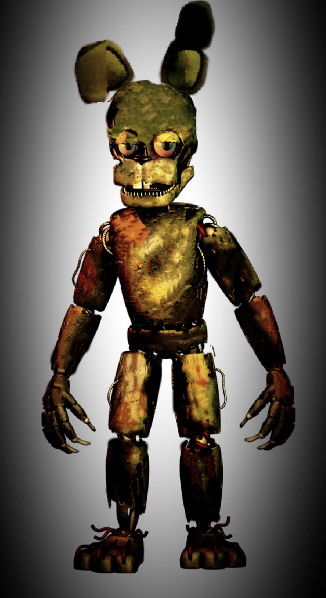 Springtrap Before He Rotted Fixed Salvage Springtrap by UchiUrchin on DeviantArt