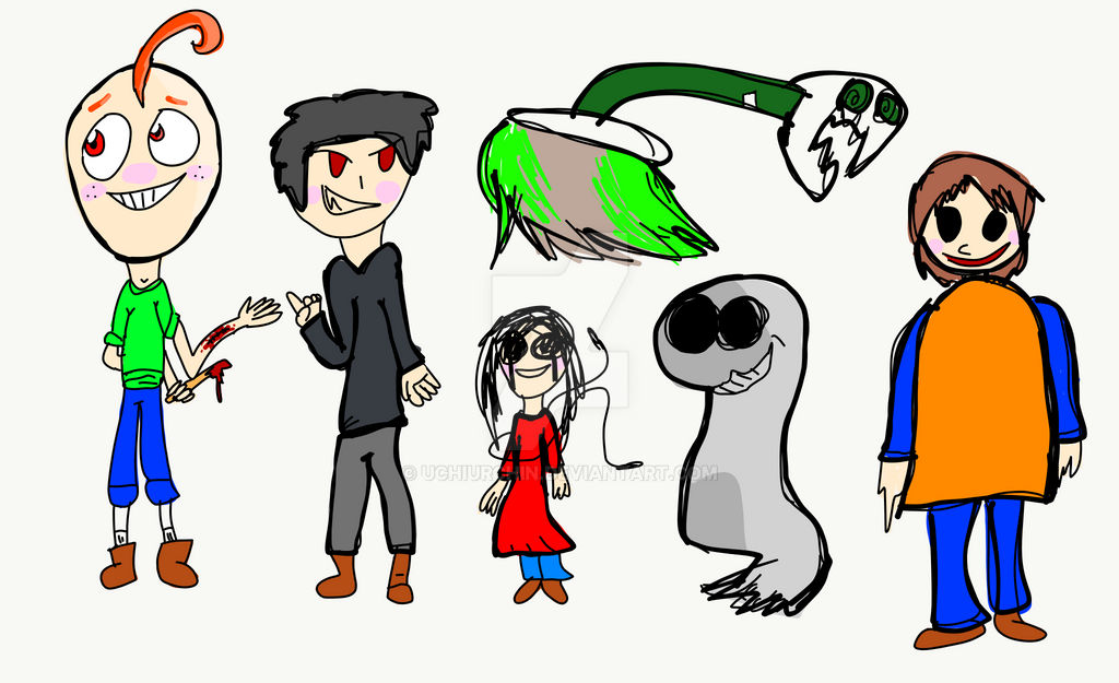 Stylized Baldis Basics by UchiUrchin on DeviantArt