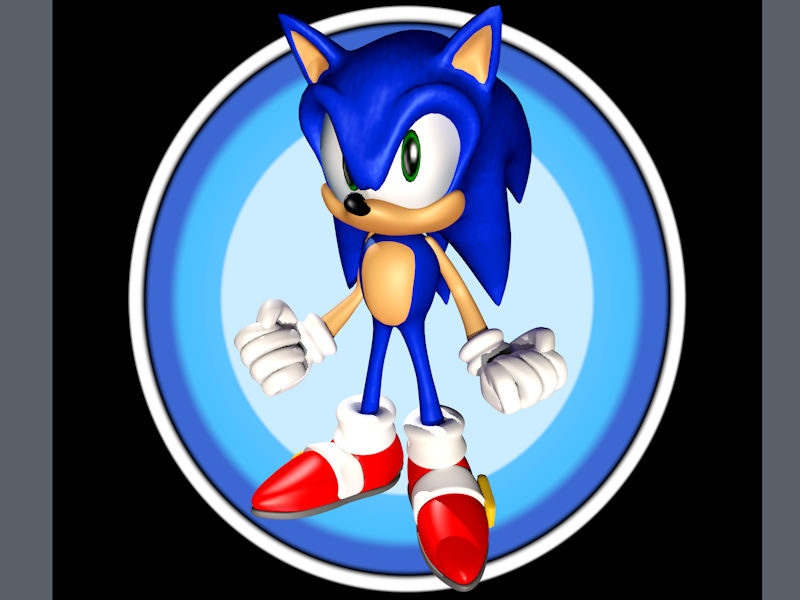 Sonic Model of Sonic Adventure DX CGI wip by ArcadePlay on DeviantArt