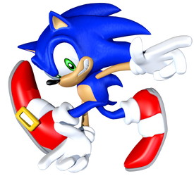 Sonic Adventure Birthday Poster (Sonic Render)