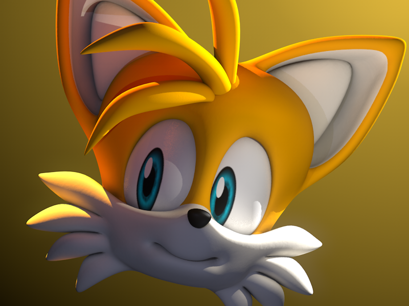 Tails Object Tails model WIP by ArcadePlay on DeviantArt